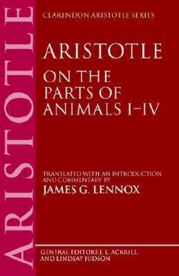 Aristotle: On the Parts of Animals