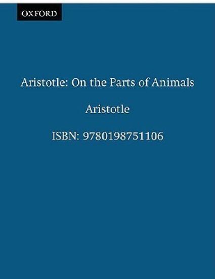 Aristotle: On the Parts of Animals