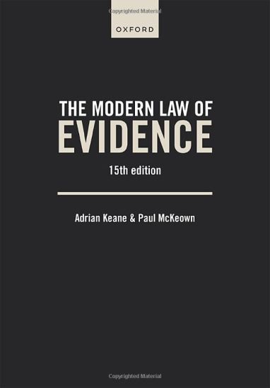 The Modern Law of Evidence