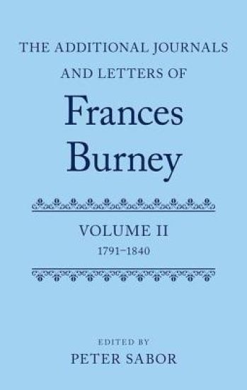 The Additional Journals and Letters of Frances Burney