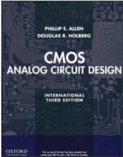 CMOS Analog Circuit Design