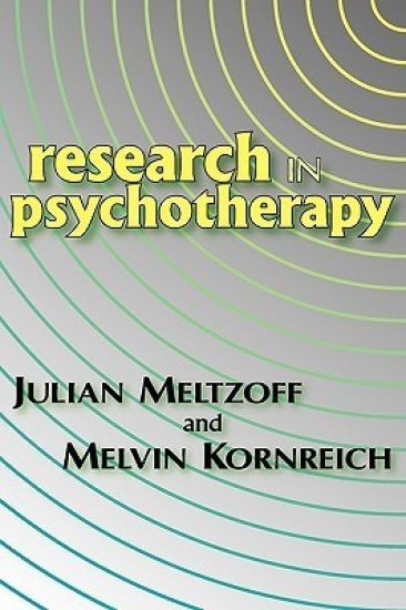 Research in Psychotherapy