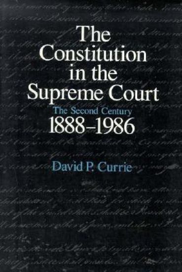 The Constitution in the Supreme Court