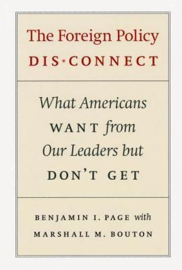 The Foreign Policy Disconnect