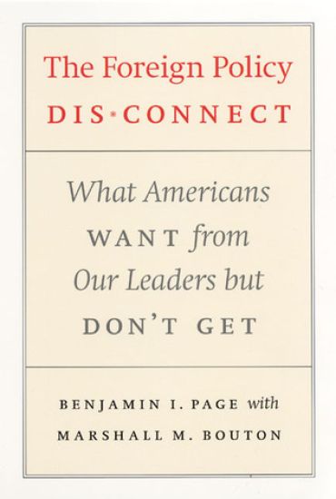 The Foreign Policy Disconnect