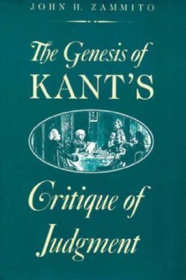 The Genesis of Kant's Critique of Judgment