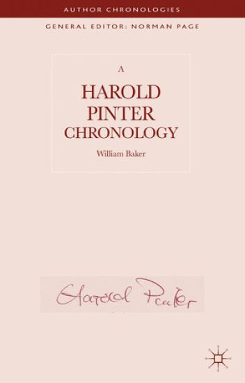 A Harold Pinter Chronology