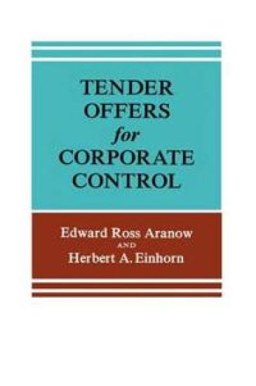 Tender Offers for Corporate Control