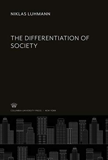 The Differentiation of Society