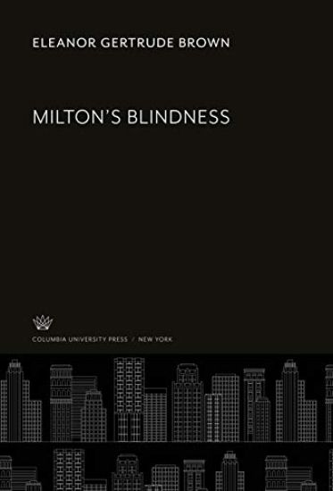 Milton'S Blindness