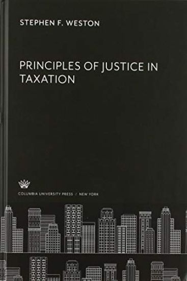 Principles of Justice in Taxation