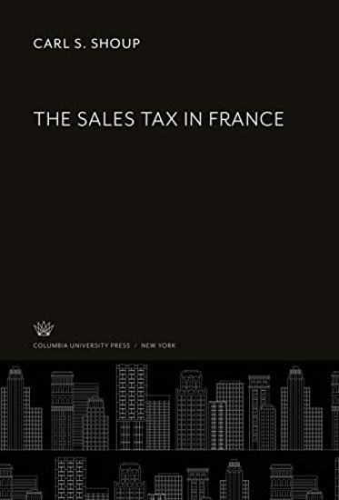 The Sales Tax in France