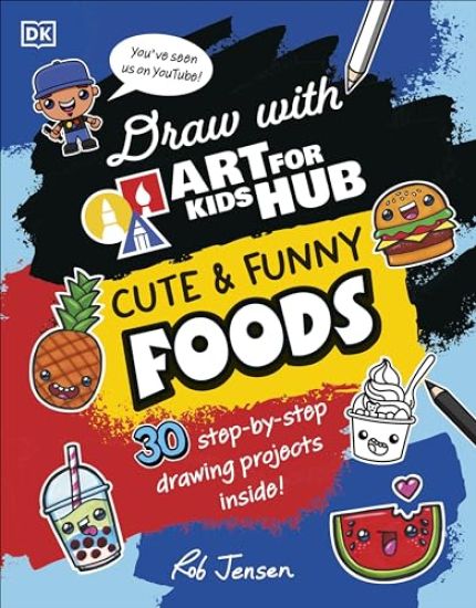 Draw with Art for Kids Hub Cute and Funny Foods