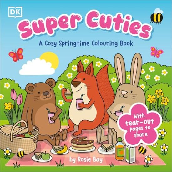 Kansikuva: Super Cuties: A Cosy Springtime Colouring Book