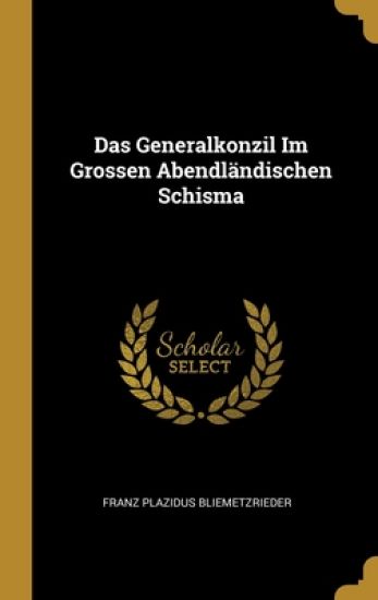 Das Generalkonzil Im Grossen Abendländischen Schisma