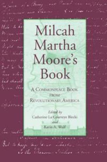 Milcah Martha Moore's Book