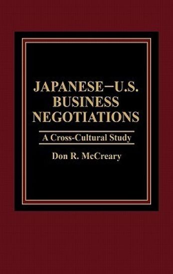 Japanese-U.S. Business Negotiations