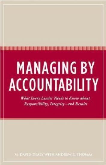Managing by Accountability