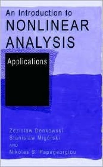 An Introduction to Nonlinear Analysis: Applications