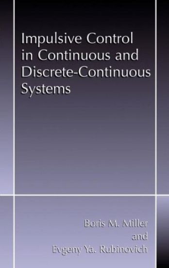 Impulsive Control in Continuous and Discrete-continuous Systems