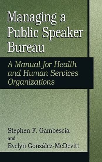 Managing A Public Speaker Bureau