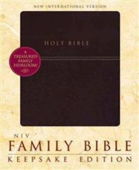 Family Bible-NIV-Keepsake