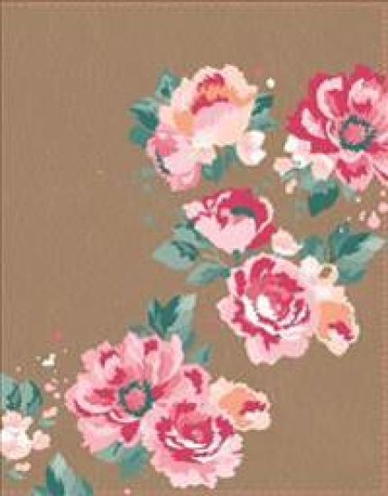 NIV, Journal the Word Bible for Teen Girls, Imitation Leather, Gold/Floral: Includes Hundreds of Journaling Prompts!