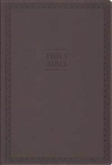 NIV, Value Thinline Bible, Large Print, Imitation Leather, Brown
