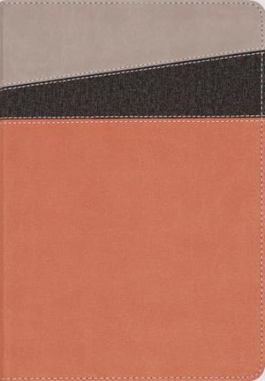 NIV Application Bible, Leathersoft, Coral/Gray, Red Letter, Thumb Indexed, Comfort Print: Bringing the Ancient Message of the Bible Into Your World