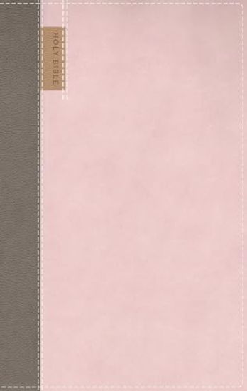 NIV Application Bible, Personal Size, Leathersoft, Pink/Gray, Red Letter, Comfort Print: Bringing the Ancient Message of the Bible Into Your World