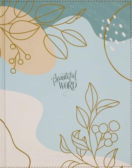 Niv, Beautiful Word Coloring Bible, Large Print, Leathersoft Over Board, Teal: Hundreds of Verses to Color