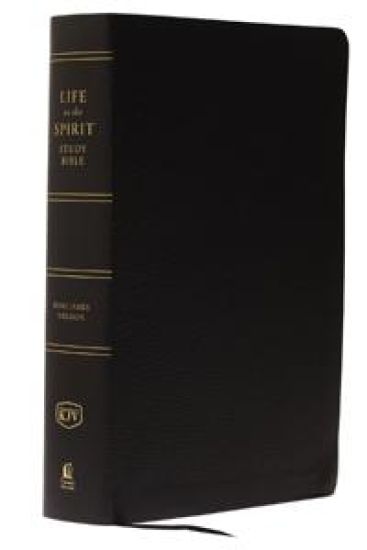 KJV, Life in the Spirit Study Bible, Bonded Leather, Black, Red Letter