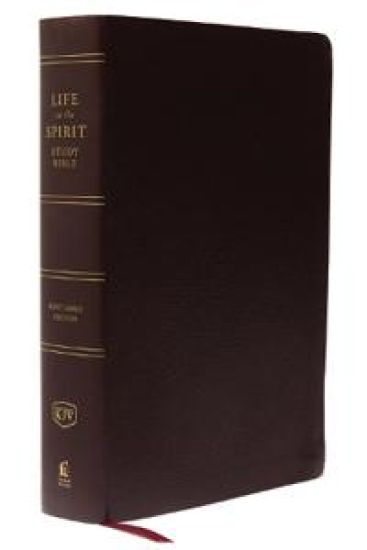 KJV, Life in the Spirit Study Bible, Bonded Leather, Burgundy, Red Letter