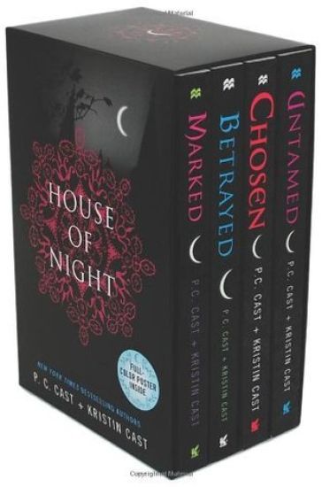 House of Night Set: Marked, Betrayed, Chosen, Untamed [With Poster]