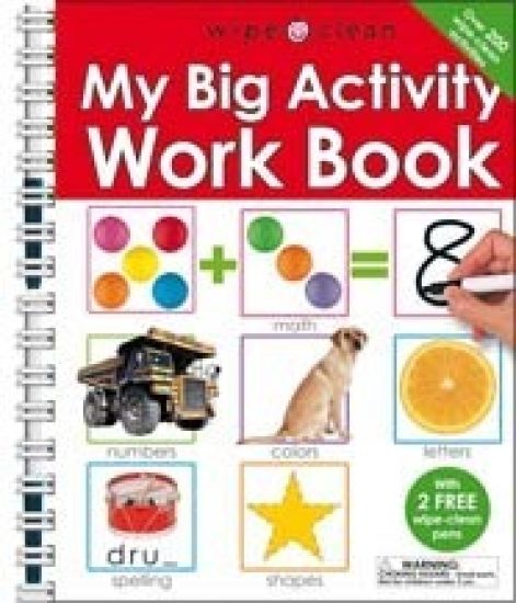 Wipe Clean: My Big Activity Workbook: Practice Pen Control, Spelling, Math, and More! [With 2 Wipe-Clean Pens]