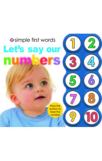 Simple First Words Let's Say Our Numbers
