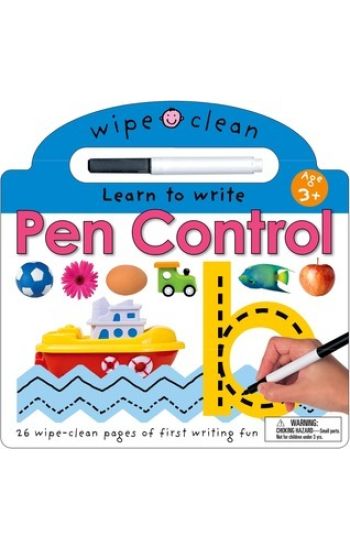Wipe Clean: Pen Control: An Introduction to Pen Control with Activties to Do Again and Again! [With Marker]