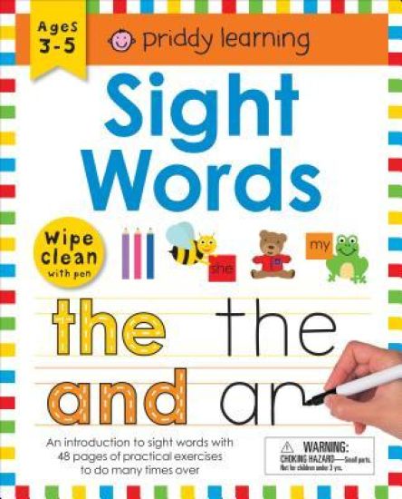 Wipe Clean Workbook: Sight Words (Enclosed Spiral Binding): An Introduction to Sight Words with Practical Exercises to Do Again and Again