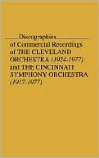 Discographies of Commercial Recordings of the Cleveland Orchestra