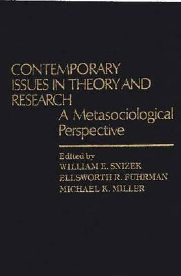 Contemporary Issues in Theory and Research