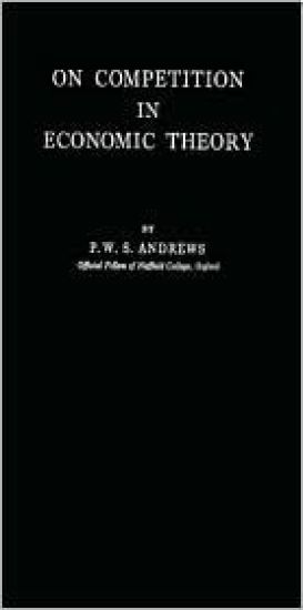 On Competition in Economic Theory