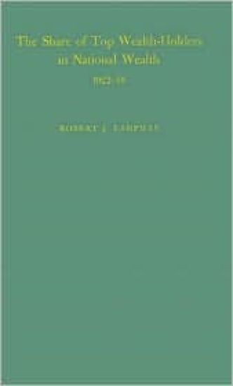 The Share of Top Wealth-Holders in National Wealth 1922-56