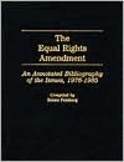 The Equal Rights Amendment