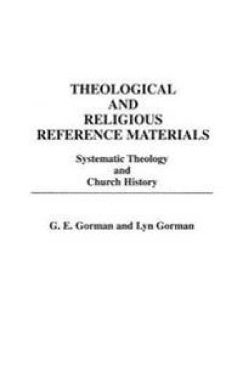 Theological and Religious Reference Materials