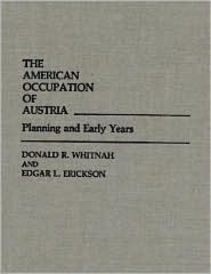 The American Occupation of Austria