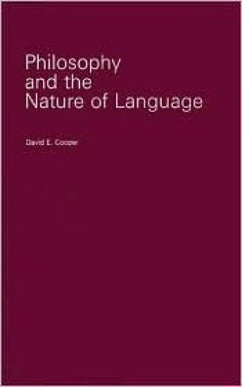 Philosophy and the Nature of Language