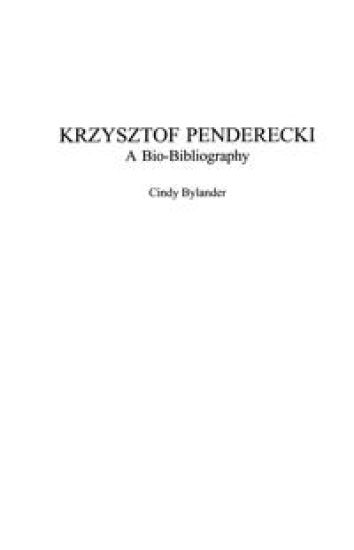 Krzysztof Penderecki