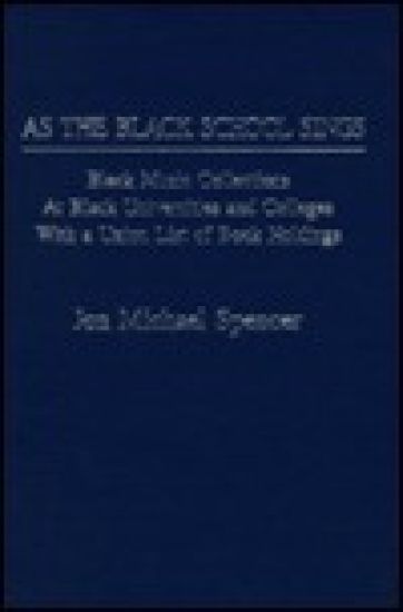 As the Black School Sings