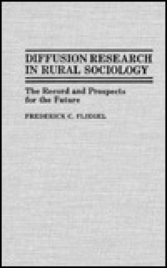 Diffusion Research in Rural Sociology