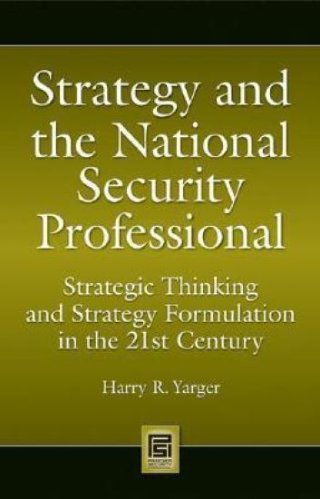 Strategy and the National Security Professional